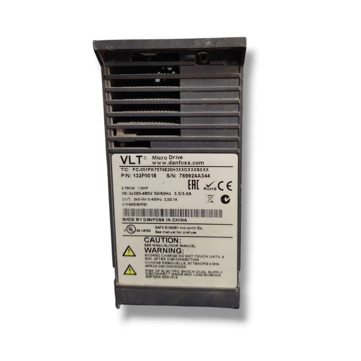 DANFOSS FC-051PK75T4E20H3XXCXXXSXX VARIADOR