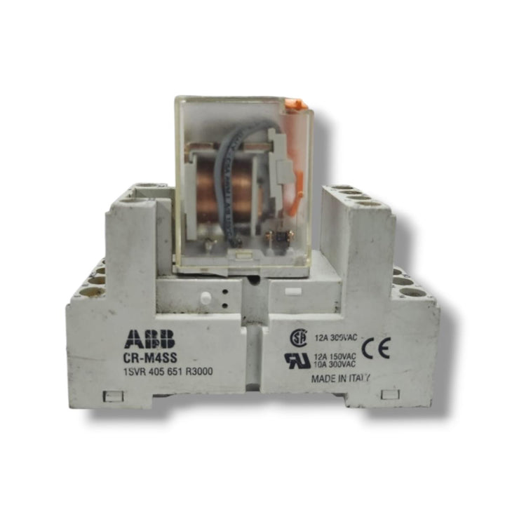 Abb Cr-m110ac4 +base Cr-m4ss relé modular