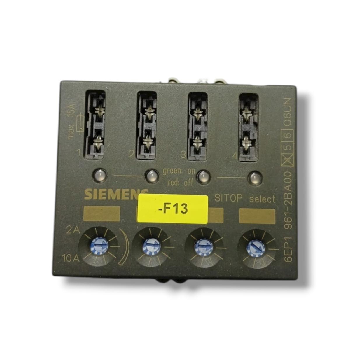 Siemens Sitop 6ep1 961-2ba00 2-10a módulo de diagnóstico