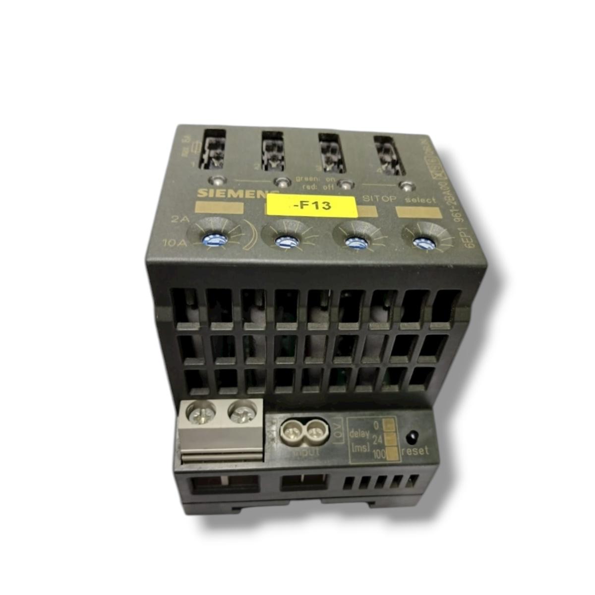 Siemens Sitop 6ep1 961-2ba00 2-10a módulo de diagnóstico
