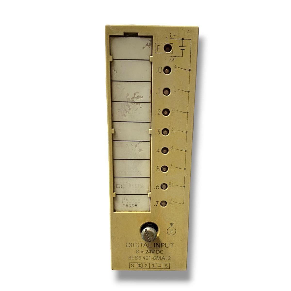 Siemens 6es5 421-8ma12 módulo de entradas digitales