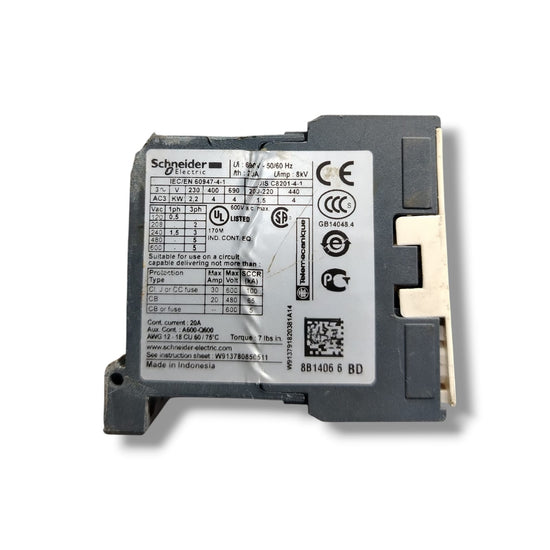 SCHNEIDER ELECTRIC LP1K0910BD CON DETALLE