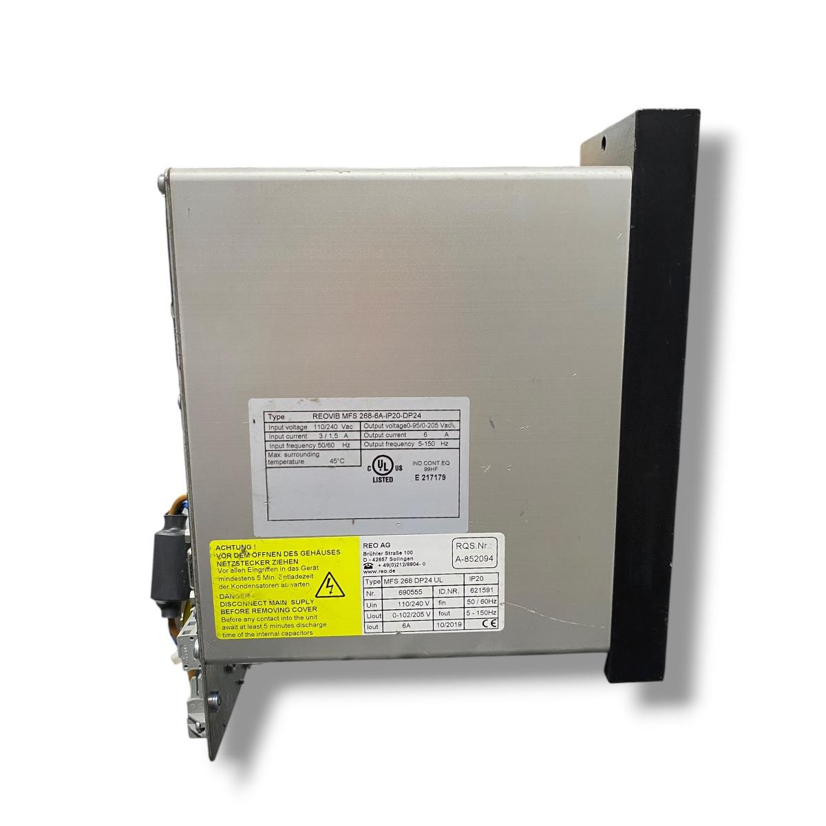 Reovib Mfs 268-6a-ip20-dp24 convertidor de frecuencia