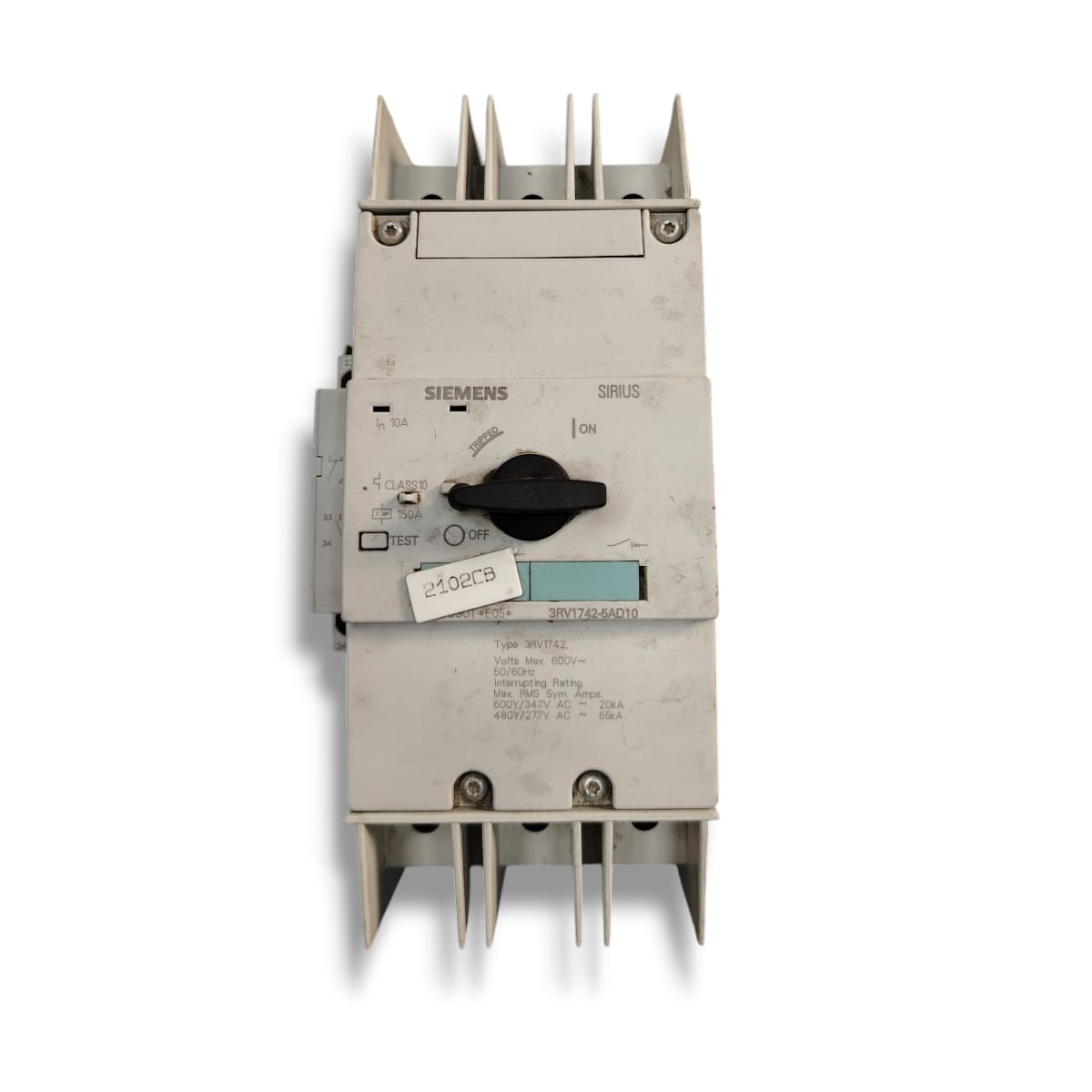 SIEMENS 3RV1742-5AD10+3RV1901-1A DISYUNTOR PROTECTOR DE MOTOR