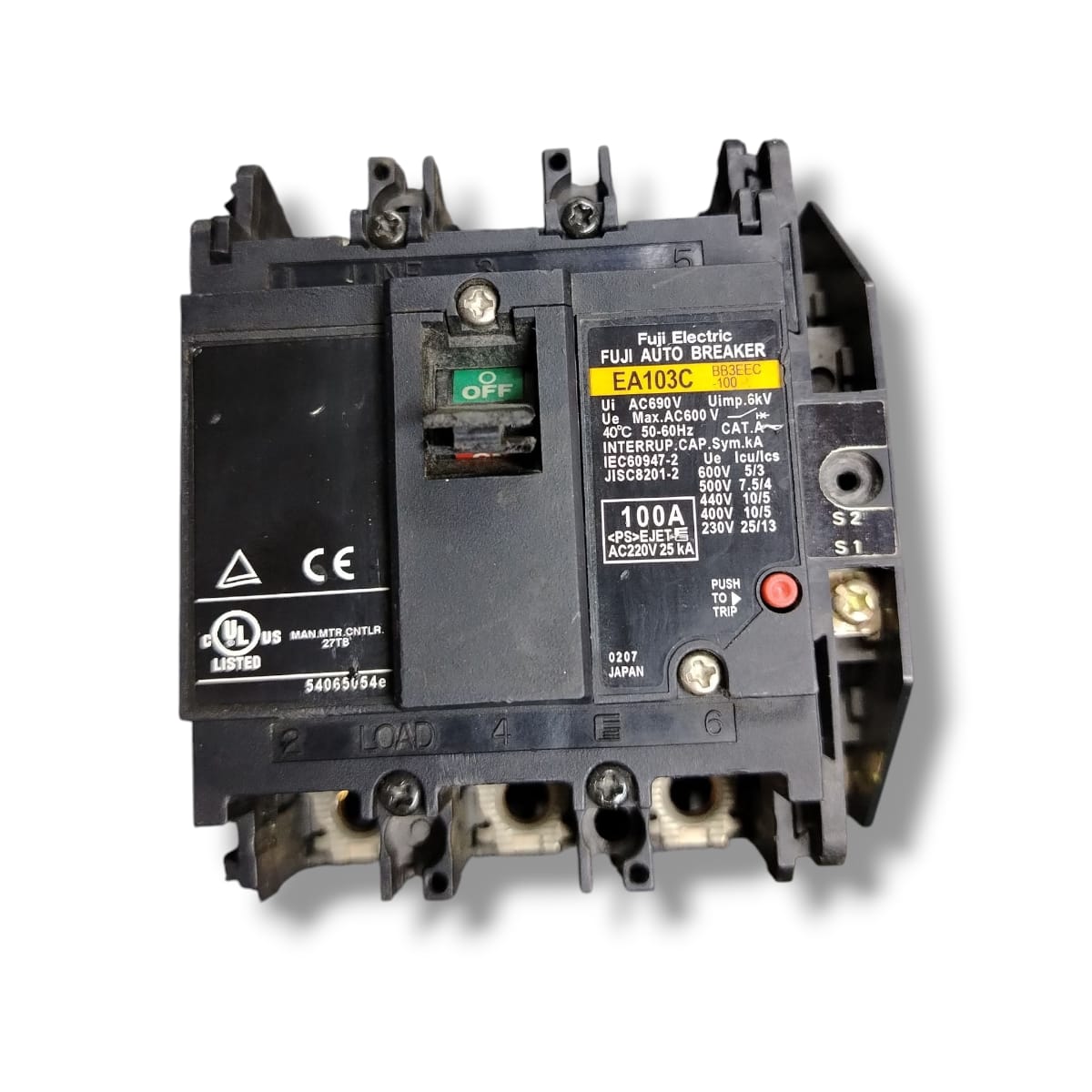 FUJI EA103C INTERRUPTOR TERMOMAGNÉTICO