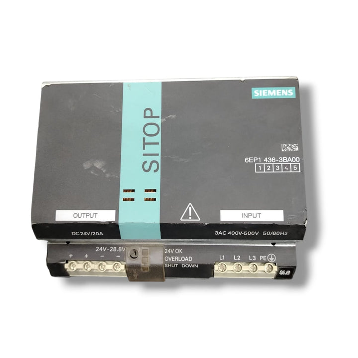 SIEMENS 6EP1 436-3BA00 FUENTE DE ALIMENTACIÓN TRIFÁSICA