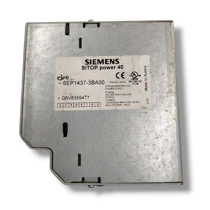 SIEMENS 6EP1 437-3BA00 FUENTE DE ALIMENTACIÓN TRIFÁSICA