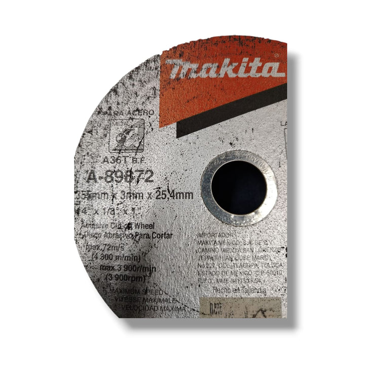 MAKITA A-89872 DISCO ABRASIVO  PARA CORTAR