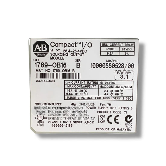 Allen Bradley 1769-ob16 módulo de salida digital