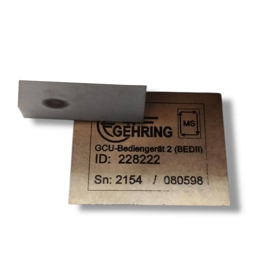 Gehring 228222 Panel De Control Con Detalle