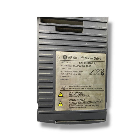 GENERAL ELECTRIC 6KLP23003X9A1 variador de frecuencia