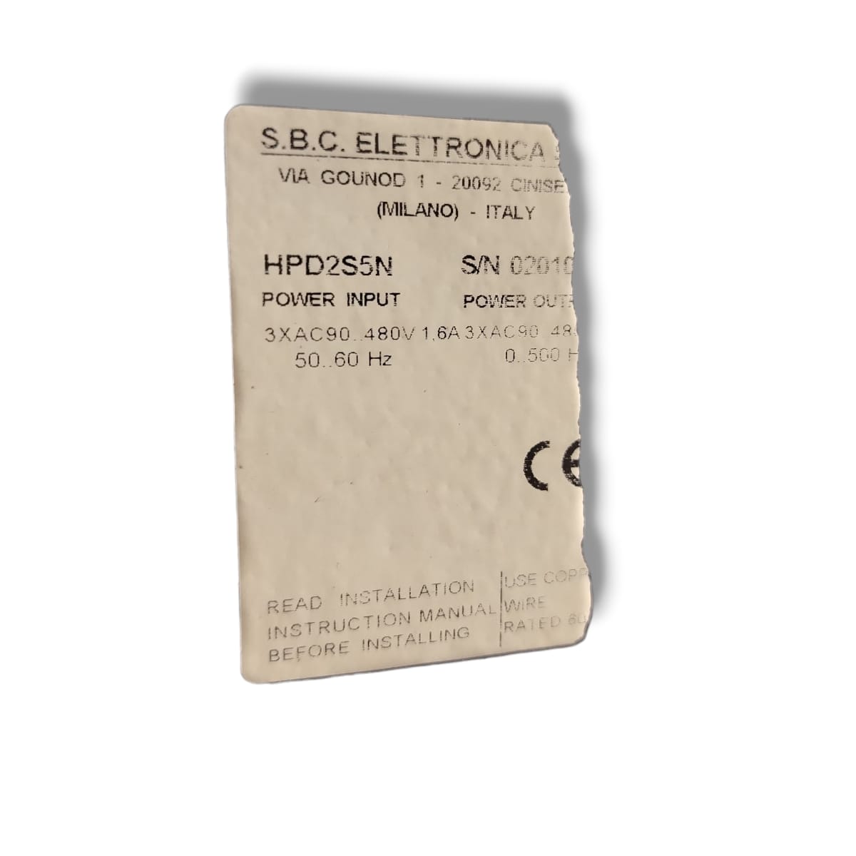 PARKER HPD2S5N SERVODRIVE