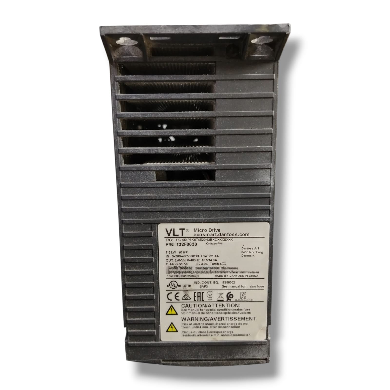 DANFOSS FC-051P7K5T4E20H3BXCXXXSXXX VARIADOR DE FRECUENCIA