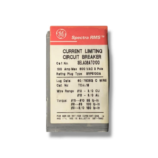 General Electric Sela36at0100 interruptor de caja moldeada