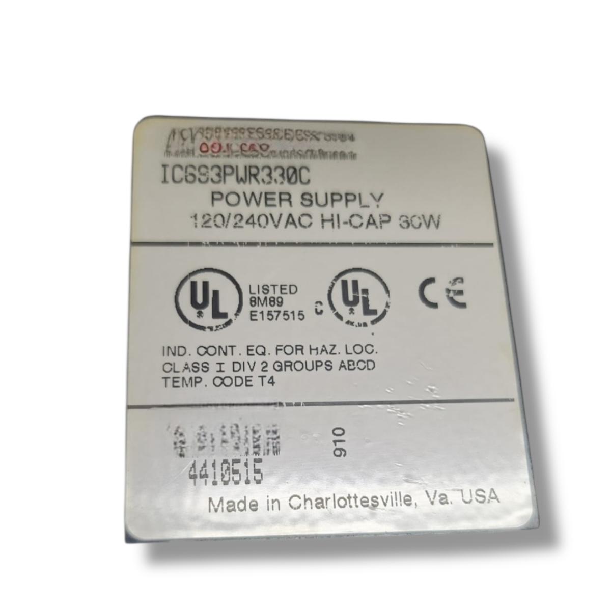 Ge Fanuc Ic693pwr330c módulo de fuente de alimentación