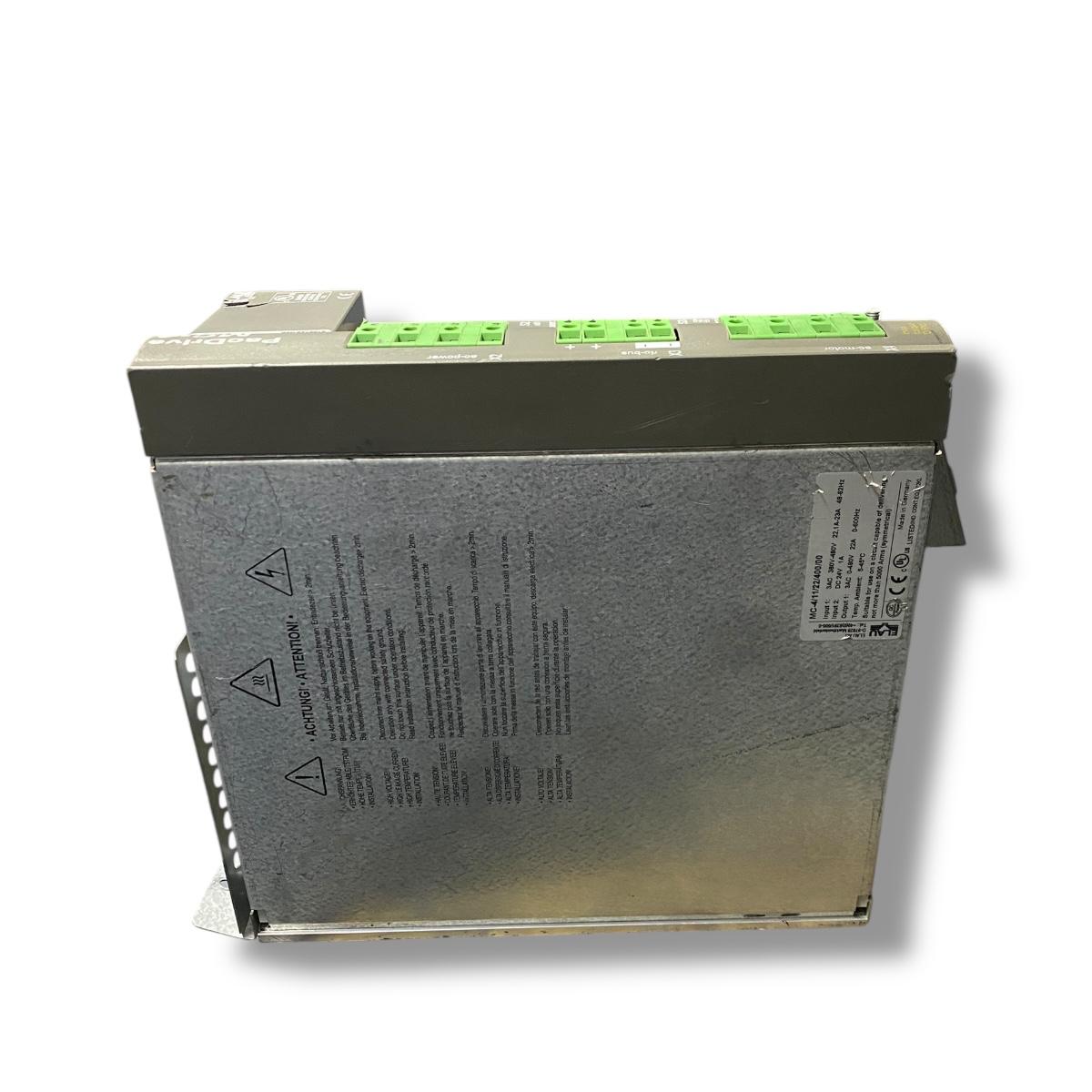 Schneider ELAU MC-4/11/22/400 servo drive VENTILADOR DAÑADO