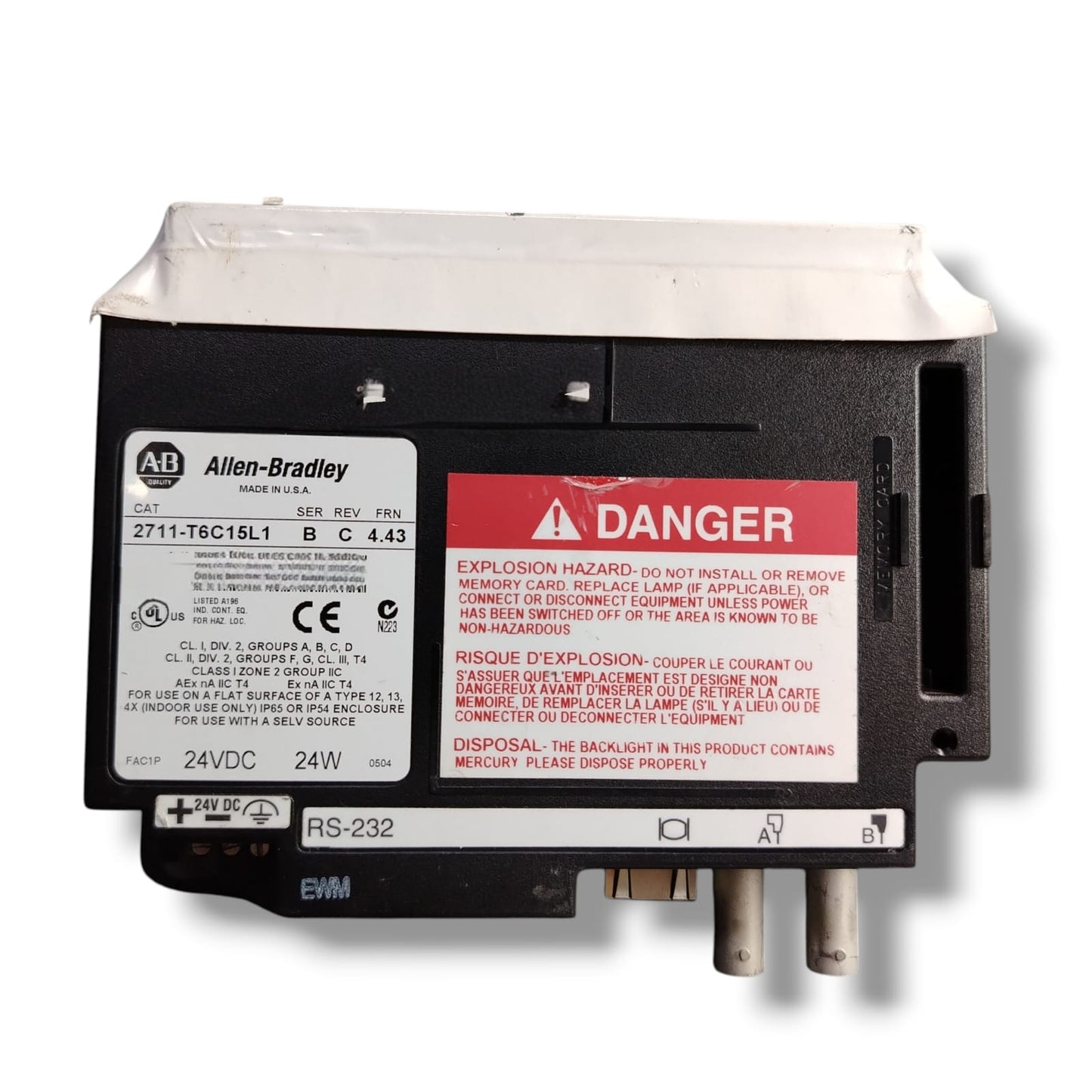 ALLEN BRADLEY 2711-t6c15l1 SER B