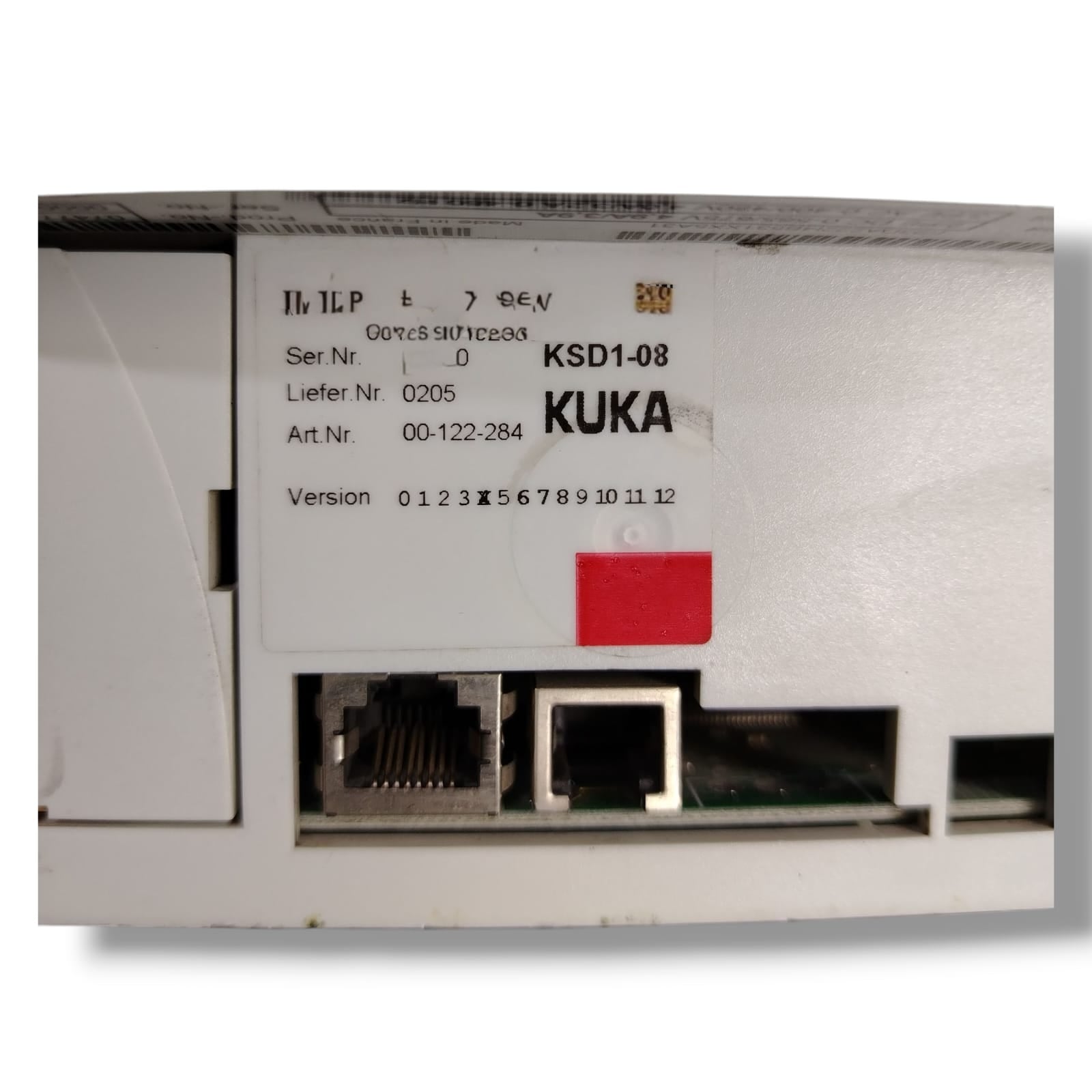 KUKA KSD1-08 SERVO DRIVE CON DETALLE