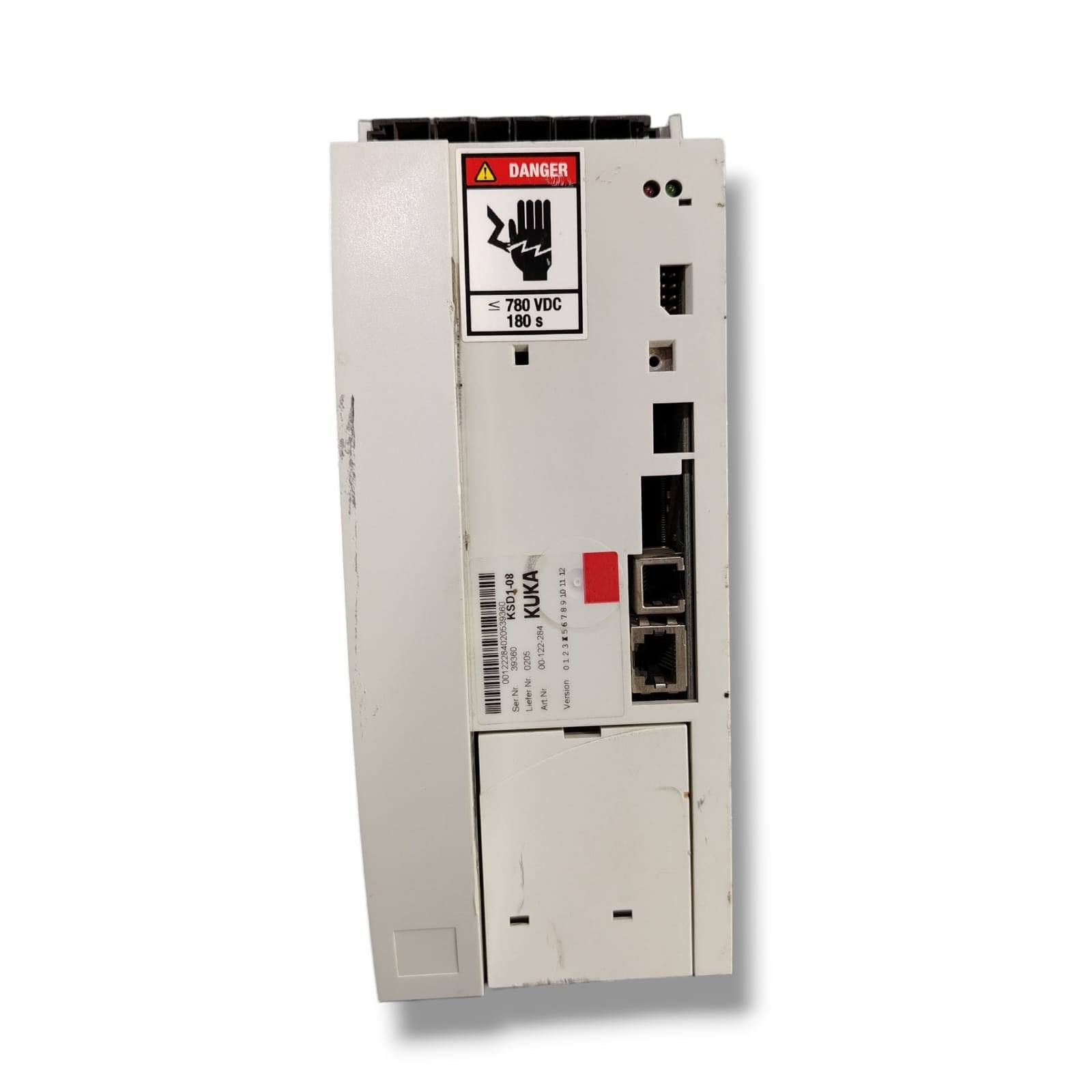 KUKA KSD1-08 SERVO DRIVE CON DETALLE