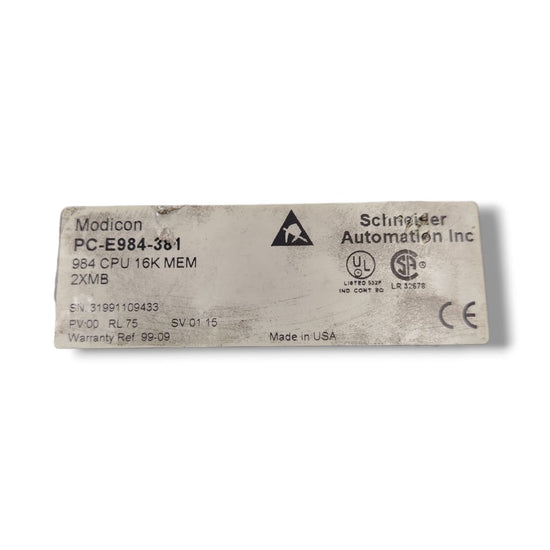 MODICON PC-E984-381 CONTROLADOR MODULAR