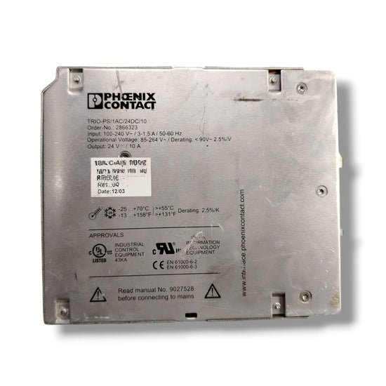PHOENIX CONTACT TRIO-PS/1AC/24DC/10 FUENTE DE ALIMENTACION