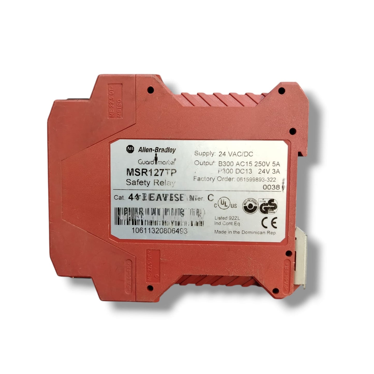 ALLEN BRADLEY MSR127TP INTERRUPTOR DE SEGURIDAD