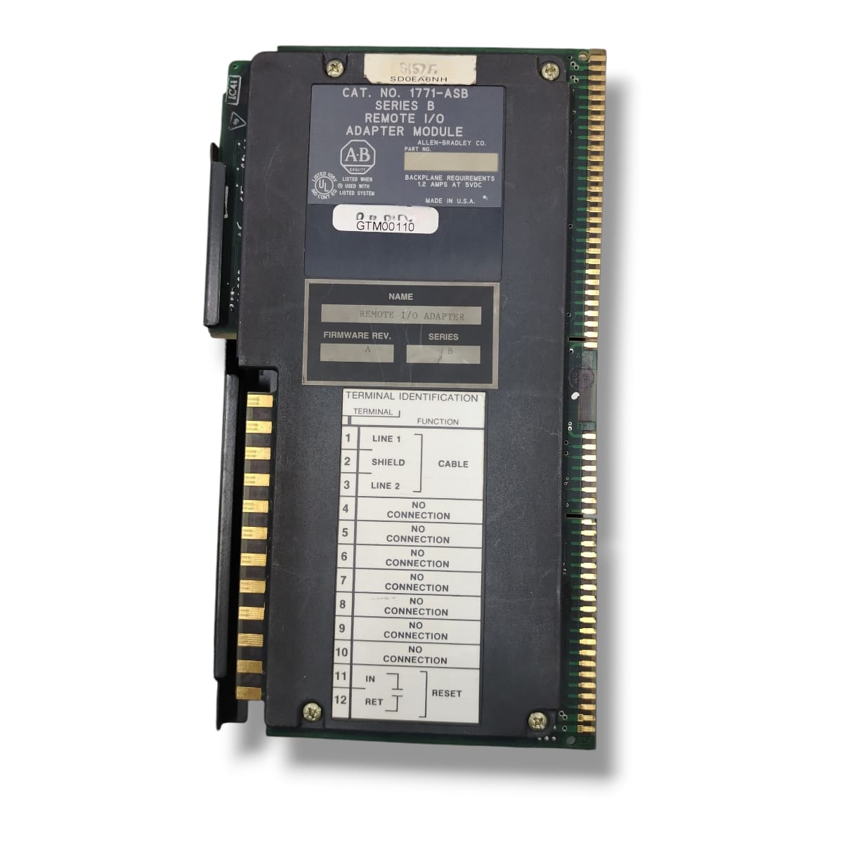 ALLEN BRADLEY 1771-ASB SER B ADAPTADOR