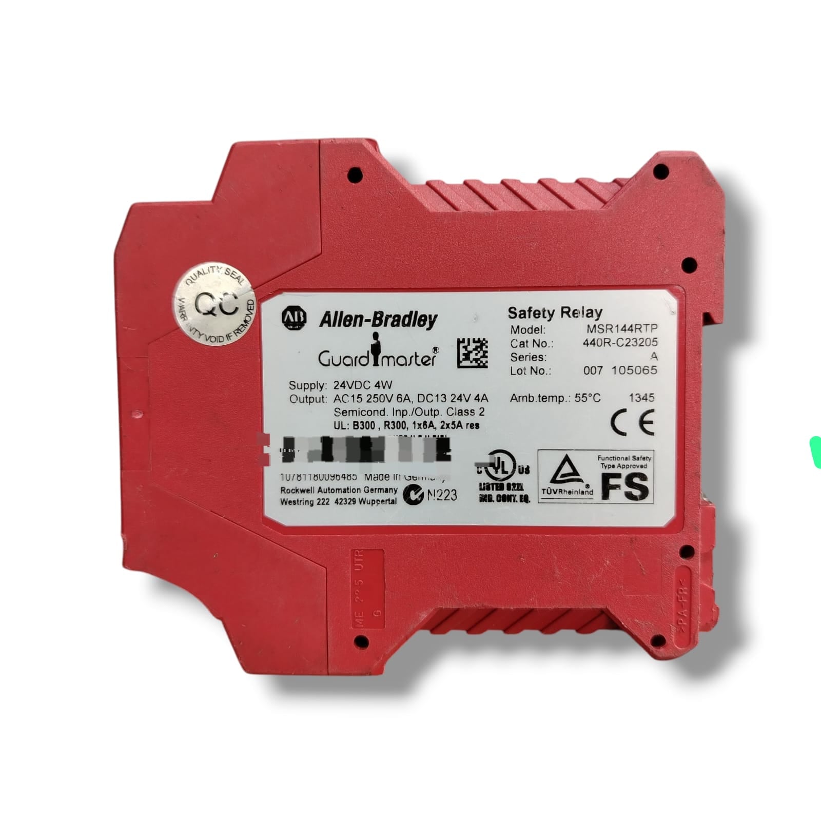 ALLEN BRADLEY MSR144RTP SER A