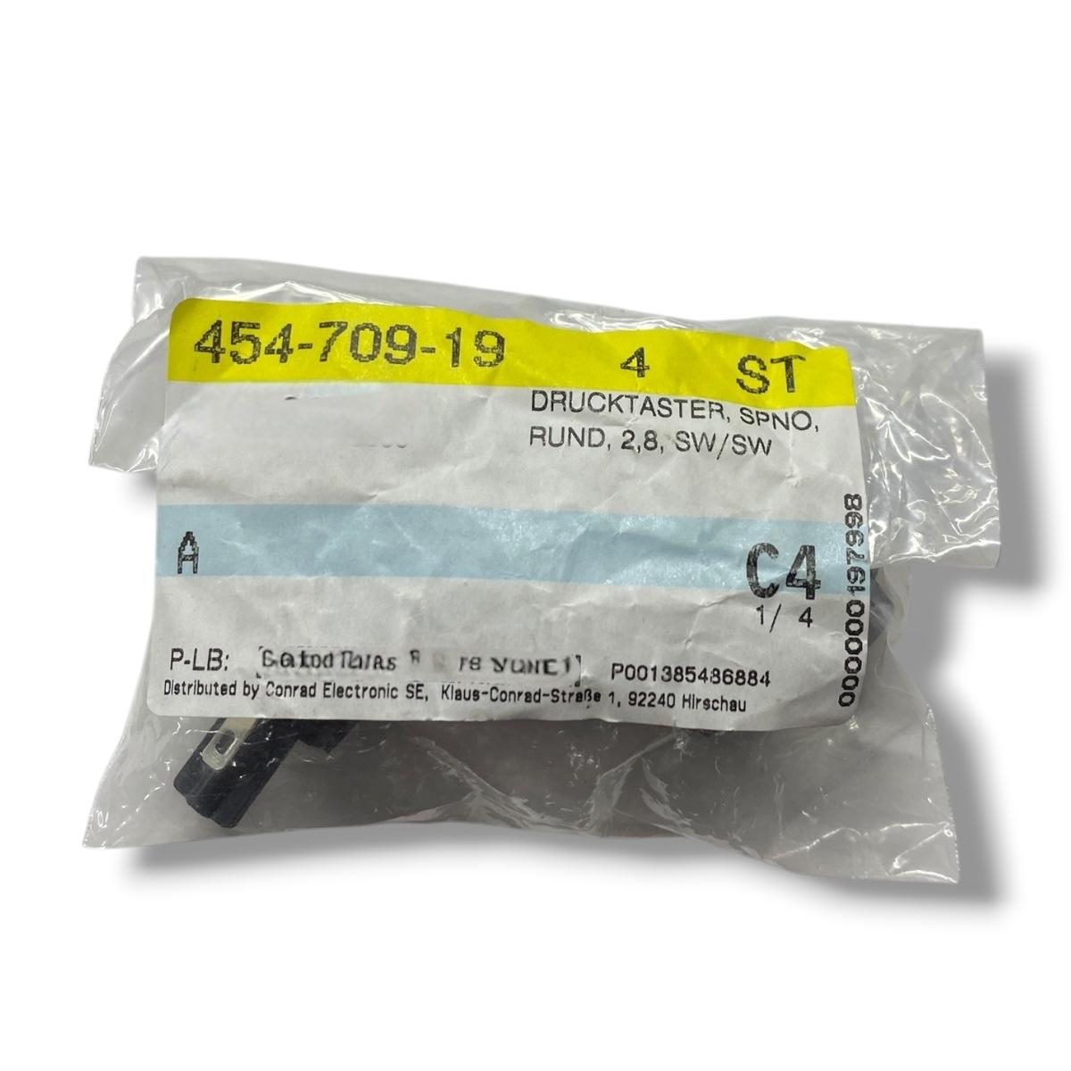 DRUCKTASTER 454-709-19 botón pulsador