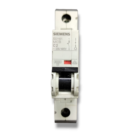 SIEMENS 5SY6102-7 MCB C2 INTERRUPTOR AUTOMATICO CON DETALLE