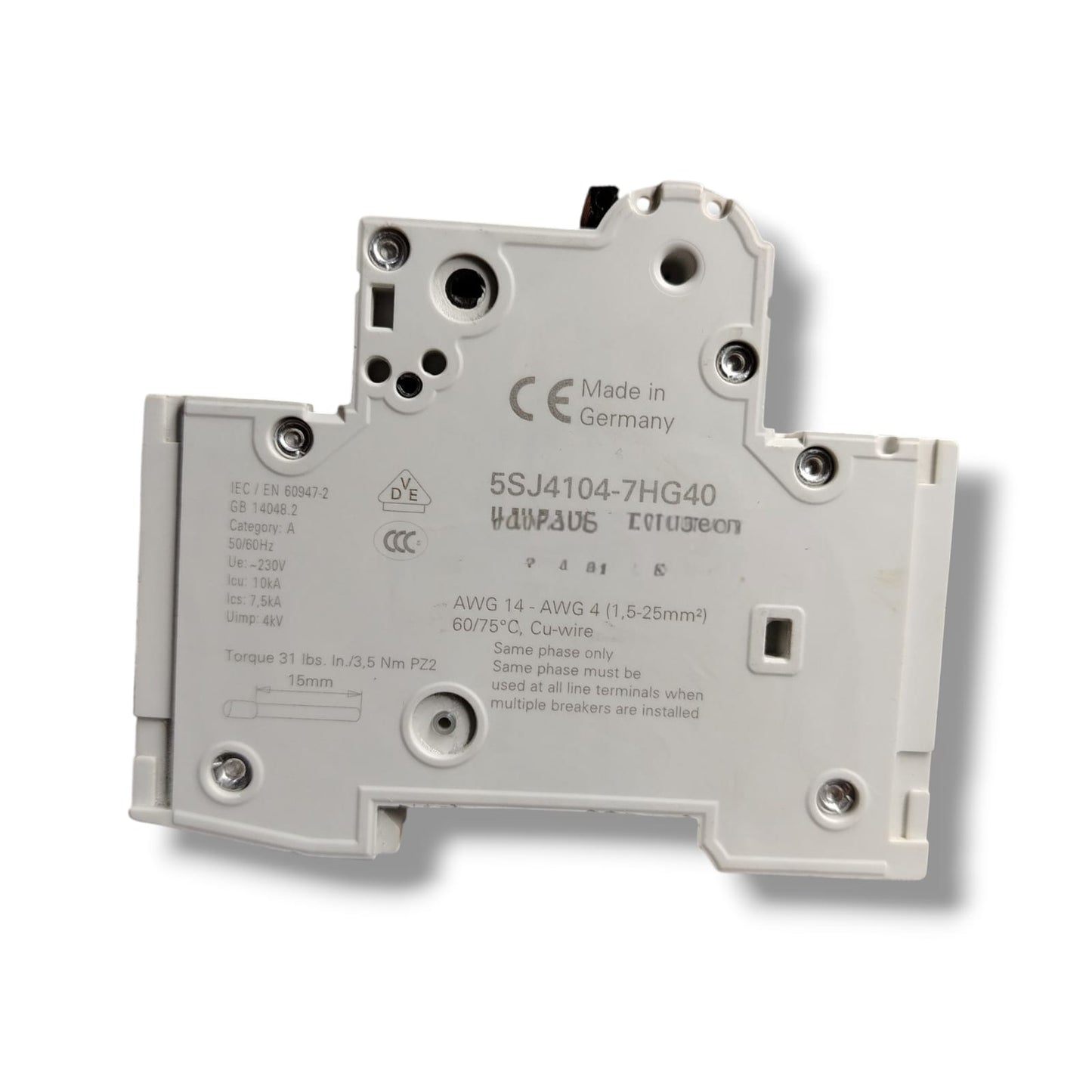 SIEMENS 5SJ4104-7HG40 INTERRUPTOR