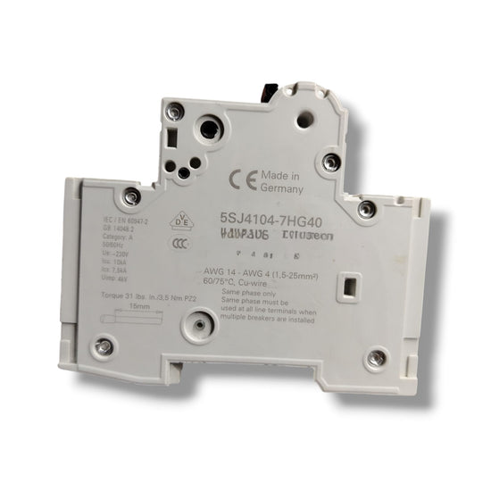 SIEMENS 5SJ4104-7HG40 INTERRUPTOR