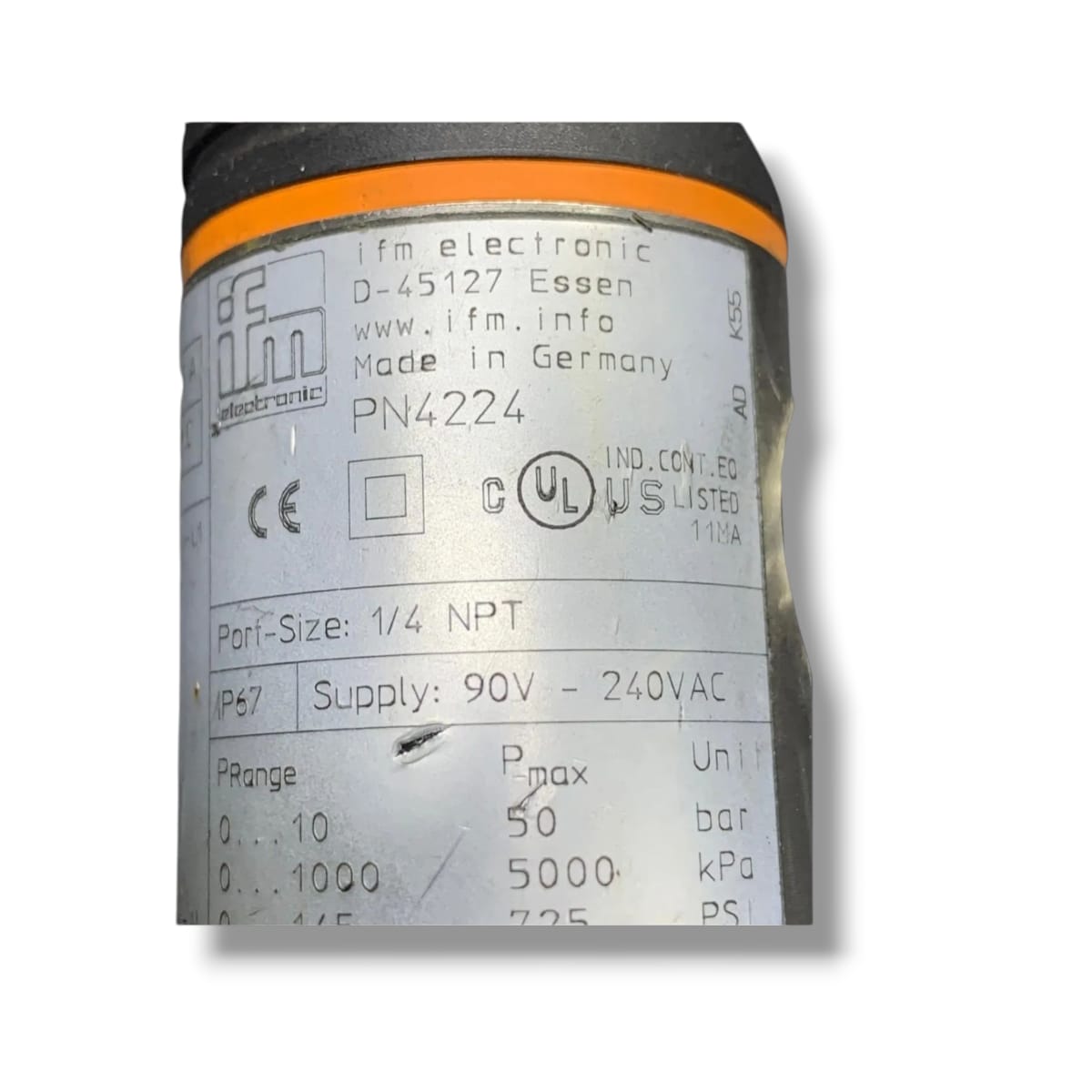 IFM PN4224 SENSOR DE PRESIÓN