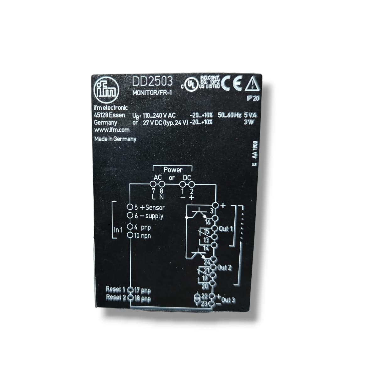 IFM DD2503 CONTROL DE VELOCIDAD