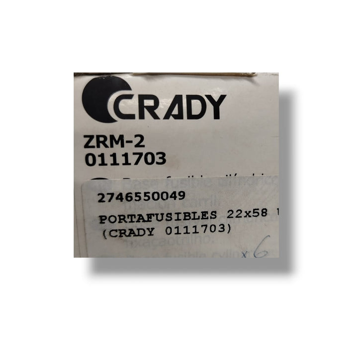 CRADY ZRM-2 0111703 BASE PORTAFUSIBLES