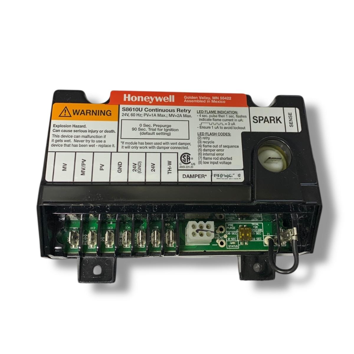 Honeywell S8610u módulo de control