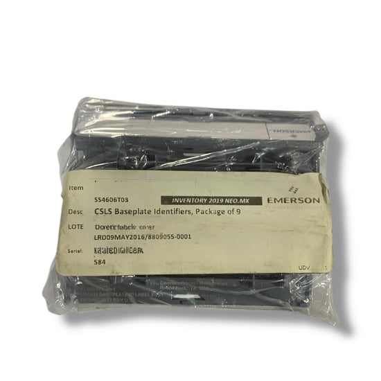 EMERSON KL4502X1-KA1 PAQ. 9 PZ conjunto de identificadores