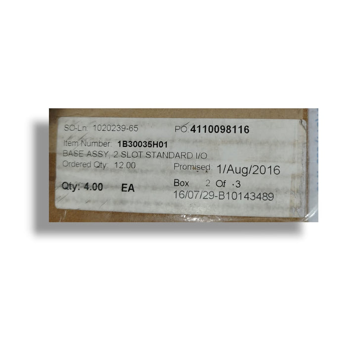 EMERSON 1B30035H01 BASE DE CONTROL