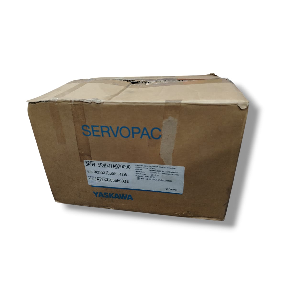 YAWASKA SGDV-5R4D01A020000 SERVODRIVE AMPLIFICADOR