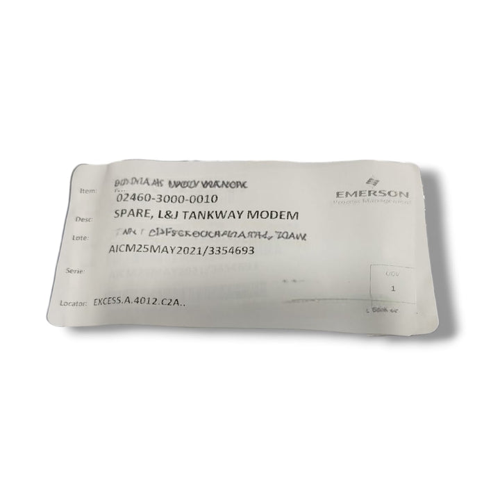 EMERSON 02460-3000-0010 TARJETA MÓDEM DE COMUNICACIÓN