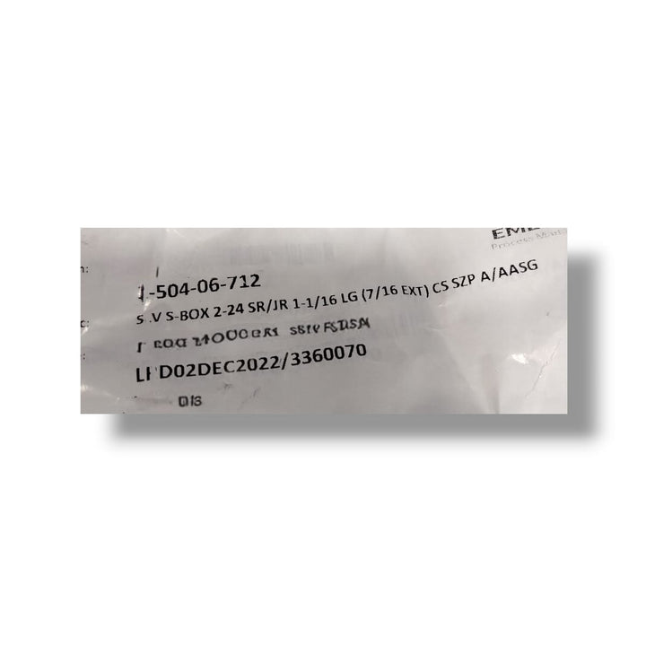 EMERSON 1-504-06-71 PROCESS MANAGEMENT