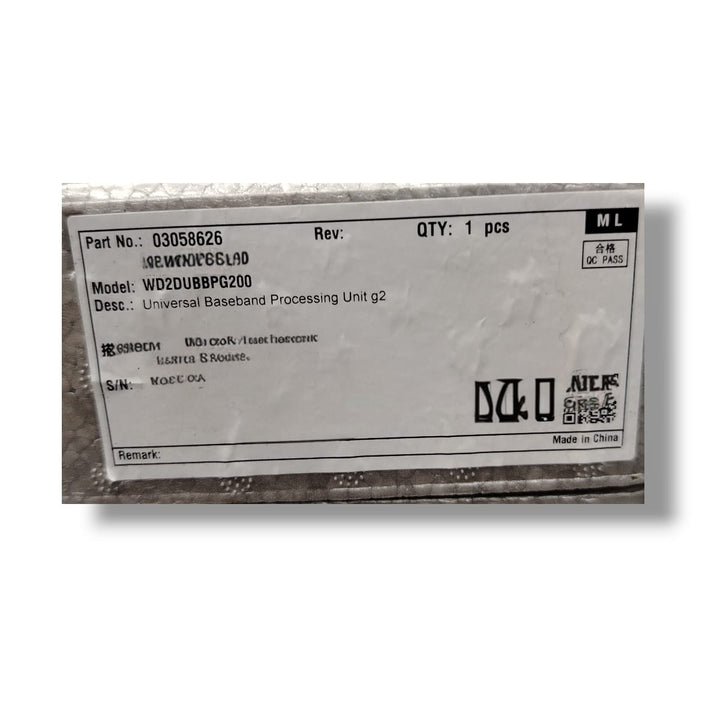 HUAWEI WD2DUBBPG200 UNIVERSAL BASEBAND PROCESSING UNIT G2