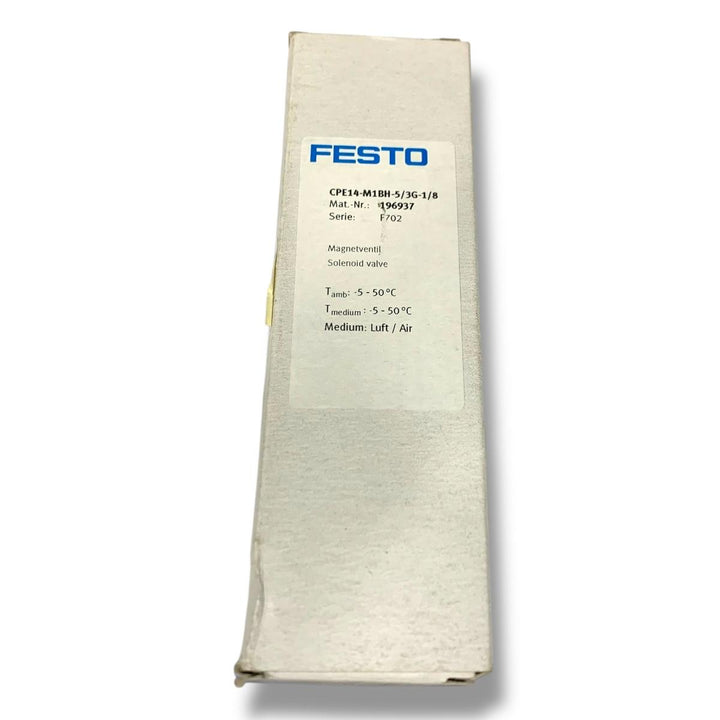 Festo Cpe14-m1bh--5/3g-1/8 válvula solenoide neumática