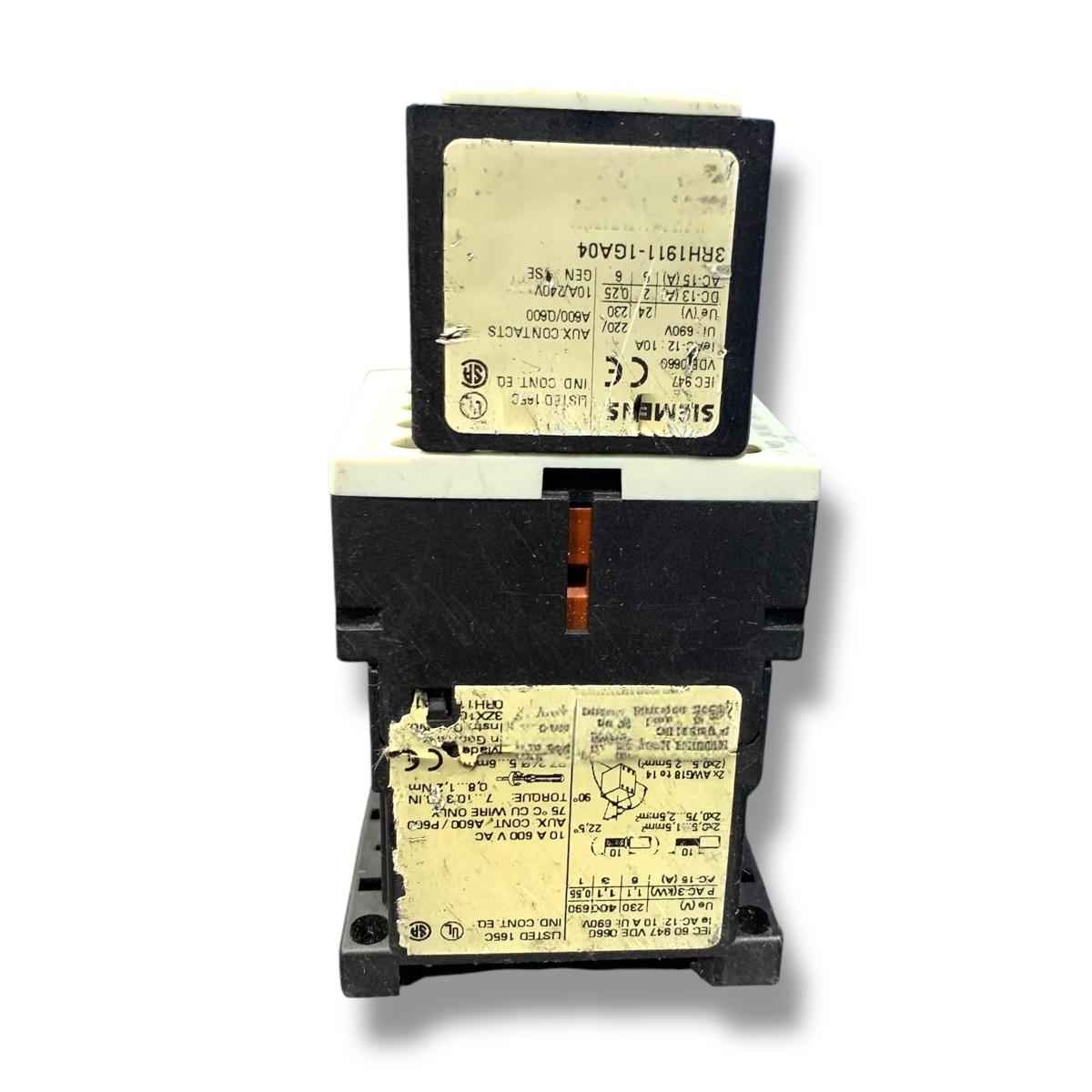SIEMENS 3rh1140-ibb40+3rh1911-iga04+ert1916-ibb00