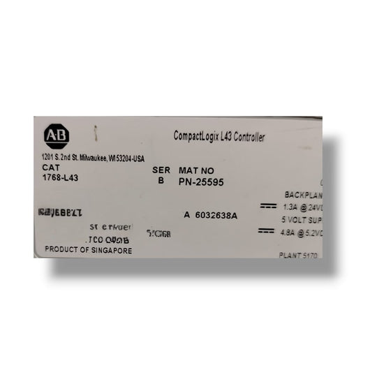 ALLEN BRADLEY 1768-L43