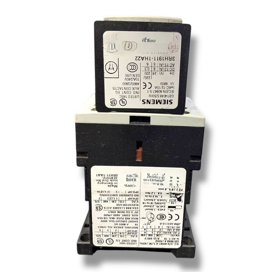 SIEMENS 3RT1015-1BB42+3RH1911-1HA22+3RT1916-1BB00