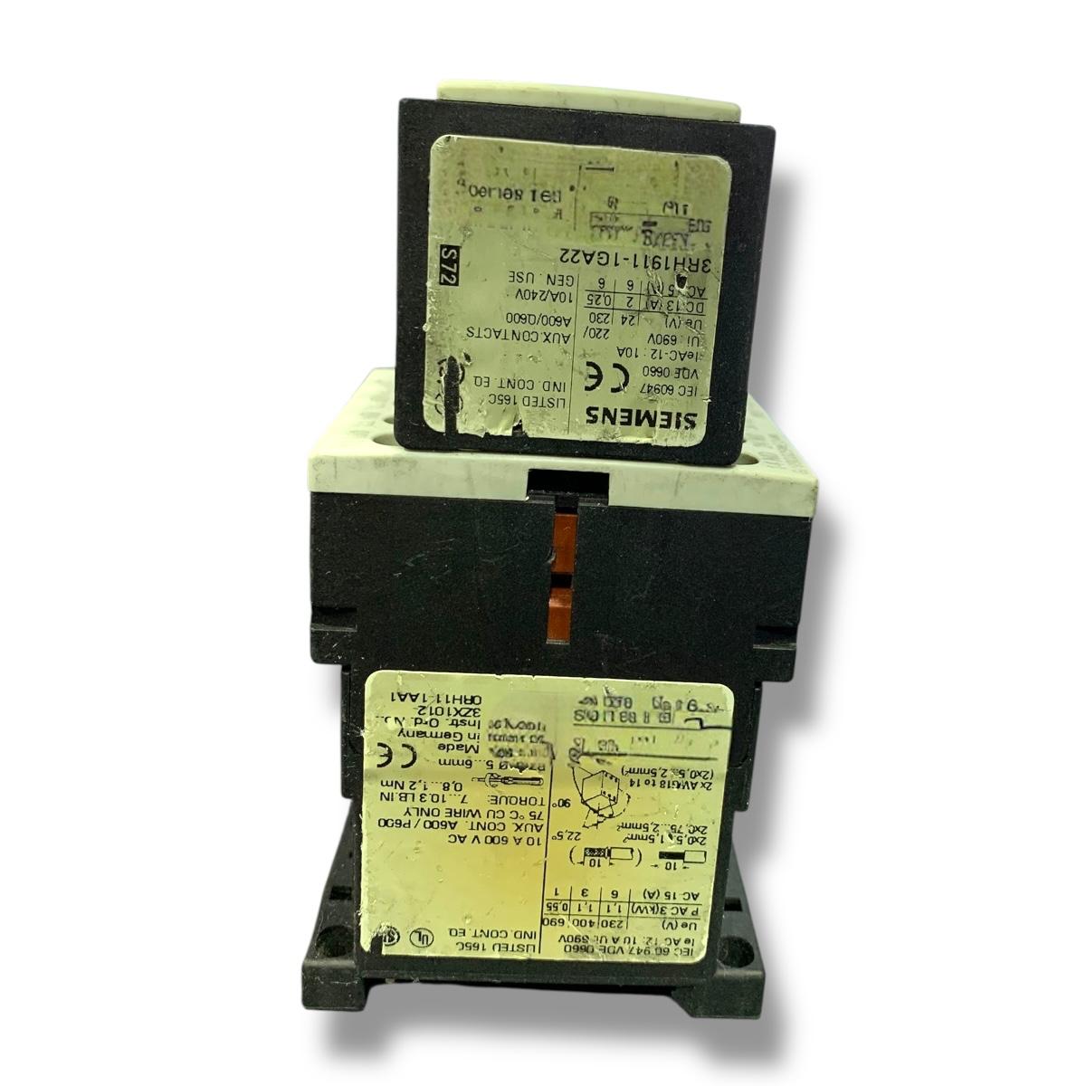 SIEMENS 3RH1140-1BB40+3RH-1GA22+3RT1916-1BB00