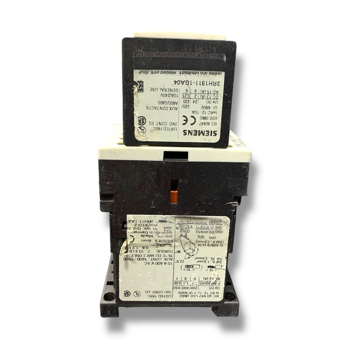 SIEMENS 3rh1140-1bb40+3rh1911-1ga04+3rt1916-1bb00
