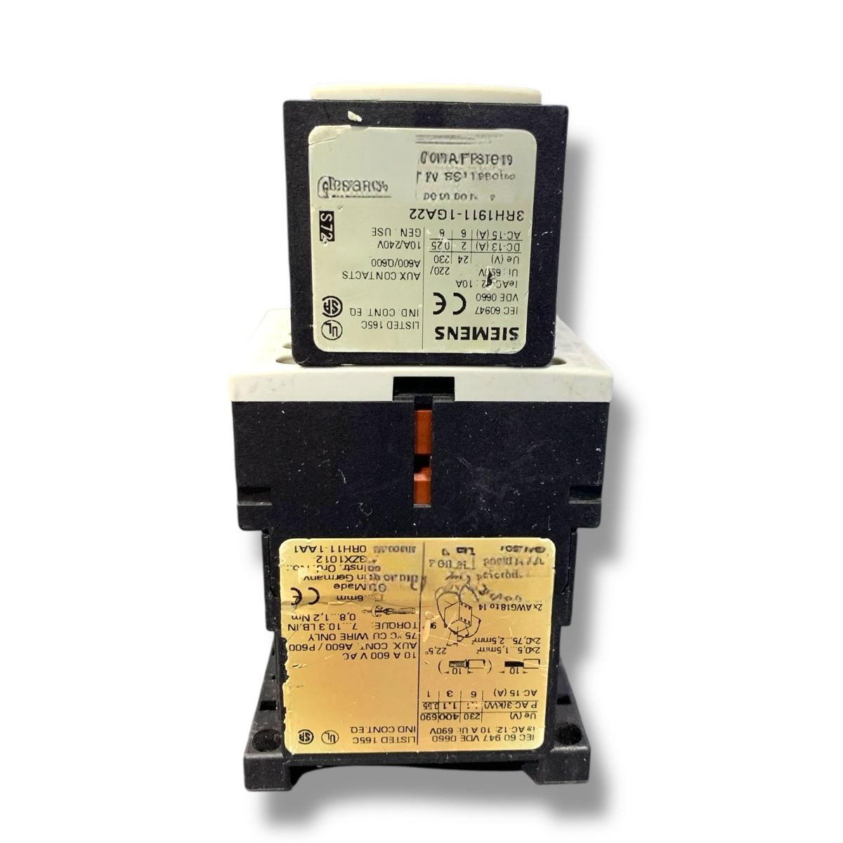 SIEMENS 3rh1140-1bb40+3rh1911-1ga22+3rt1916-1bb00