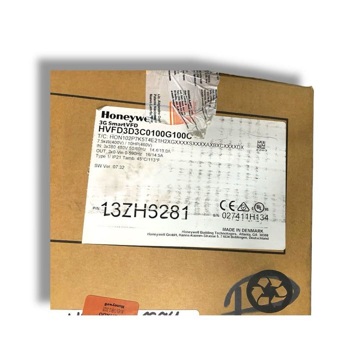HONEYWELL HVFD3D3C0100G100C